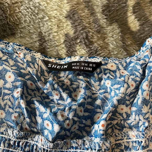 SHEIN tie front cami romper - Picture 4 of 4